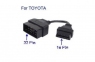 TOYOTA 22pin to 16pin OBD2 Переходник 0