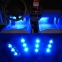 Декоративная 4x3 LED подсветка салона автомобиля 1