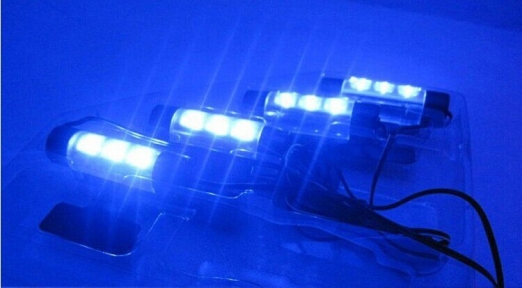 Декоративная 4x3 LED подсветка салона автомобиля