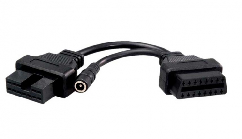 Переходник 12 Pin - 16 pin OBD2 (Mitsubishi Hyndai)