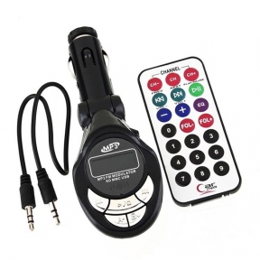 Автомобильный FM модулятор SD USB MMC