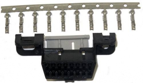 OBD2 разъем-розетка 16pin