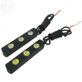 Дневные ходовые огни 2х3 LED супер яркая подсветка