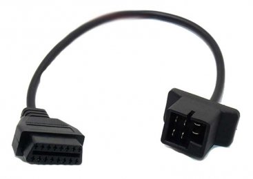 Chrysler Jeep Dodge 6 pin - OBD2 16 pin OBD2 адаптер для диагностики крайслер.