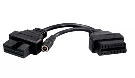 Переходник 12 Pin - 16 pin OBD2 (Mitsubishi Hyndai)