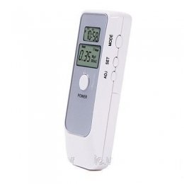 Цифровой алкотестер с двумя LCD дисплеями, часами