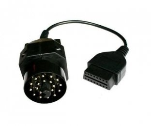 Переходник OBD-II на BMW 20-pin (круглый разъем)