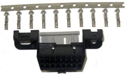 OBD2 разъем-розетка 16pin