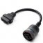 OBD2 16 pin - J1939 9 pin Cummins Truck Deutsch